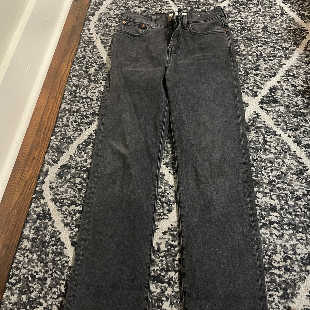 Madewell Charcoal Denim Jeans